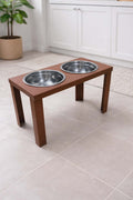 Comedero Elevado Premium - Terracota