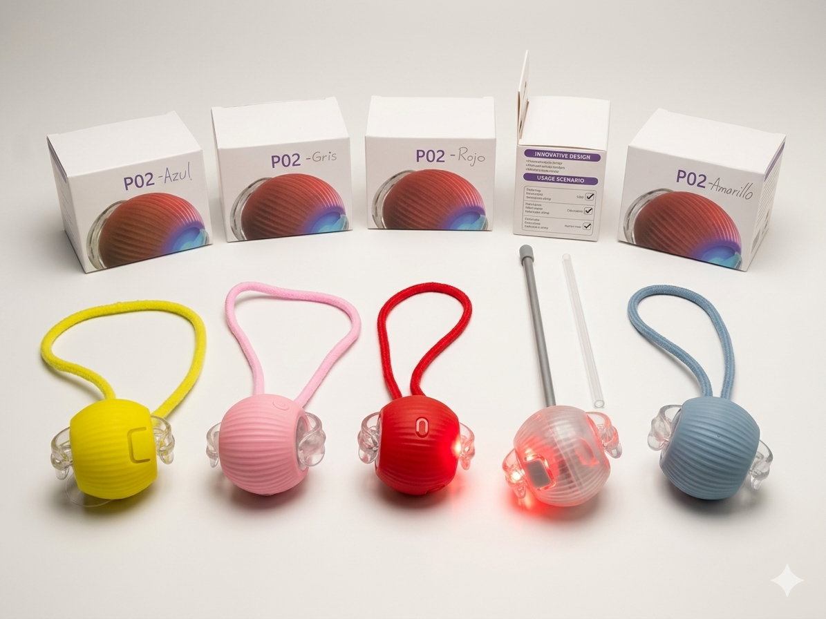 Pelota Interactiva LED para Mascotas